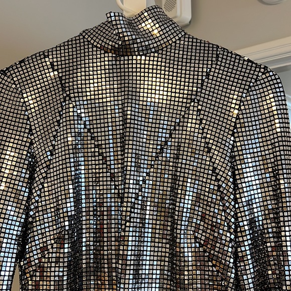 Sequin turtleneck worn one time size 2 - Picture 2 of 3